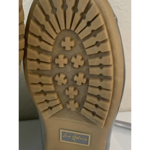 Sam Edelman Caldwell Waterproof Rain Snow Duck Silver Gray Boots Size 9 - Picture 9 of 12